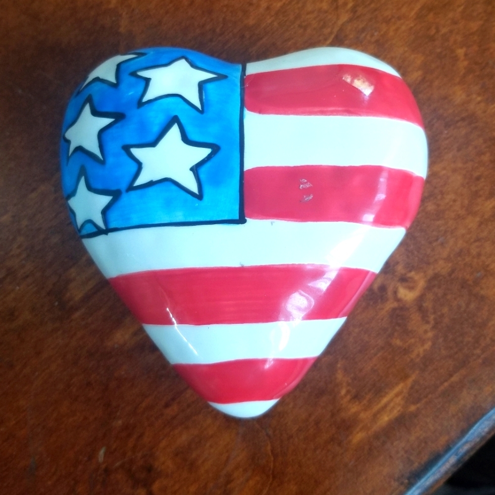 Sandra Magsamen American Flag Paper weight
